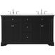 Clarence 60 X 22 X 35 inch Black Vanity Sink Set