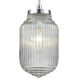 Dubois 1 Light 5 inch Polished Chrome with Clear Mini Pendant Ceiling Light
