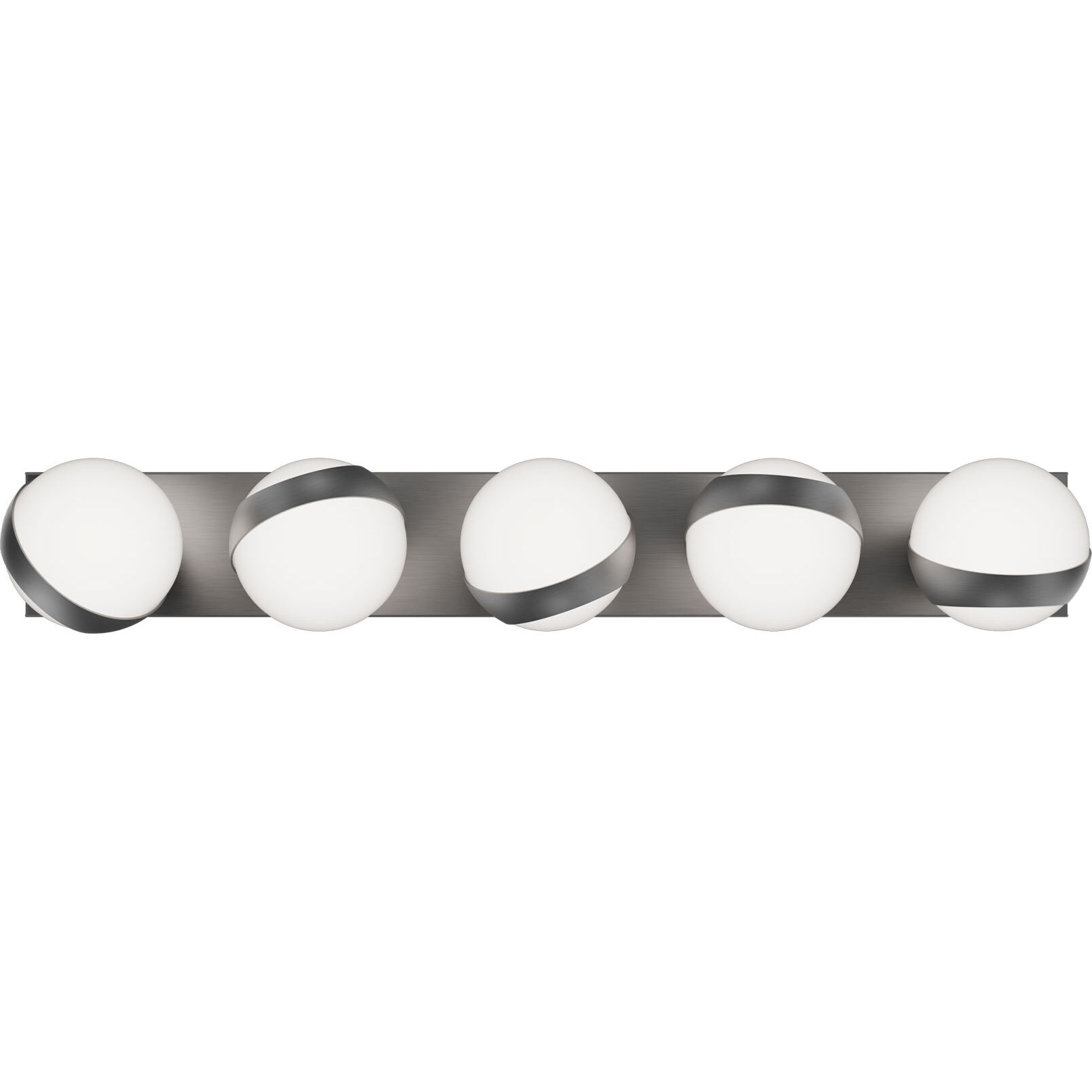 Tripoli LED 7 inch Brushed Nickel Bath Vanity & Wall Light in 2700K, dweLED