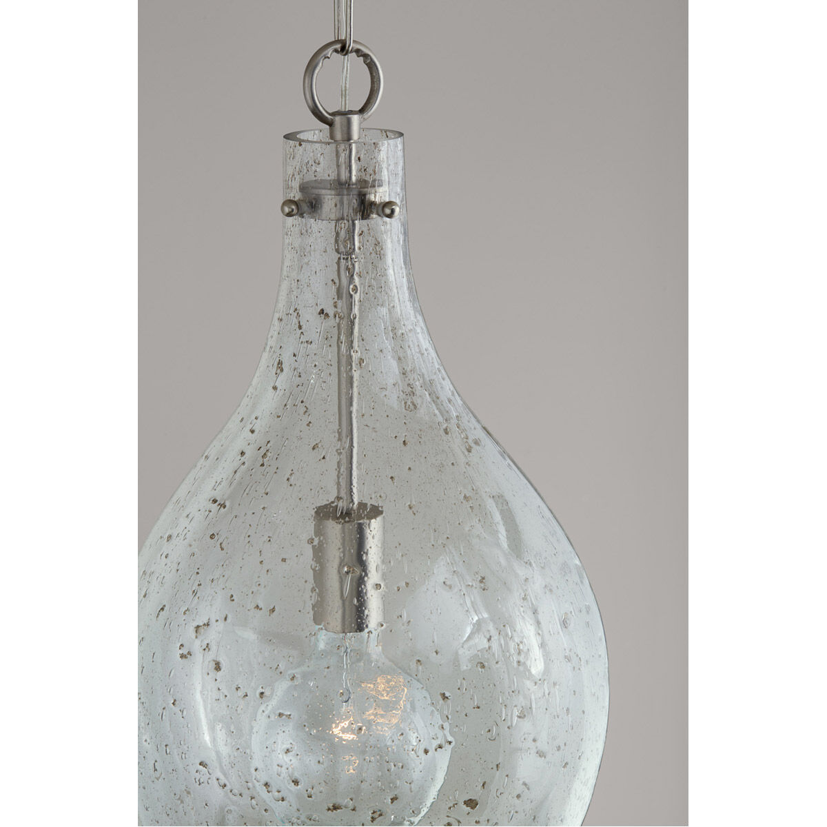 Chandler 1 Light 12 inch Brushed Nickel Pendant Ceiling Light