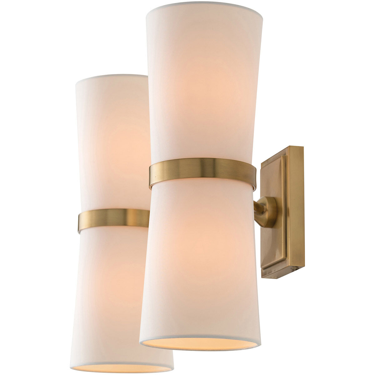 Inwood Sconce Wall Light in Antique Brass, Essential Lighting