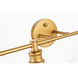 Gene 4 Light 38 inch Brass Wall sconce Wall Light