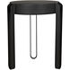 Marcellus 26 X 22 inch Black Metal Side Table
