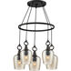 Kendrick 5 Light 27 inch Western Bronze Island Chandelier Ceiling Light