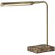 Reader 15 inch 5.00 watt Antique Brass Desk Lamp Portable Light