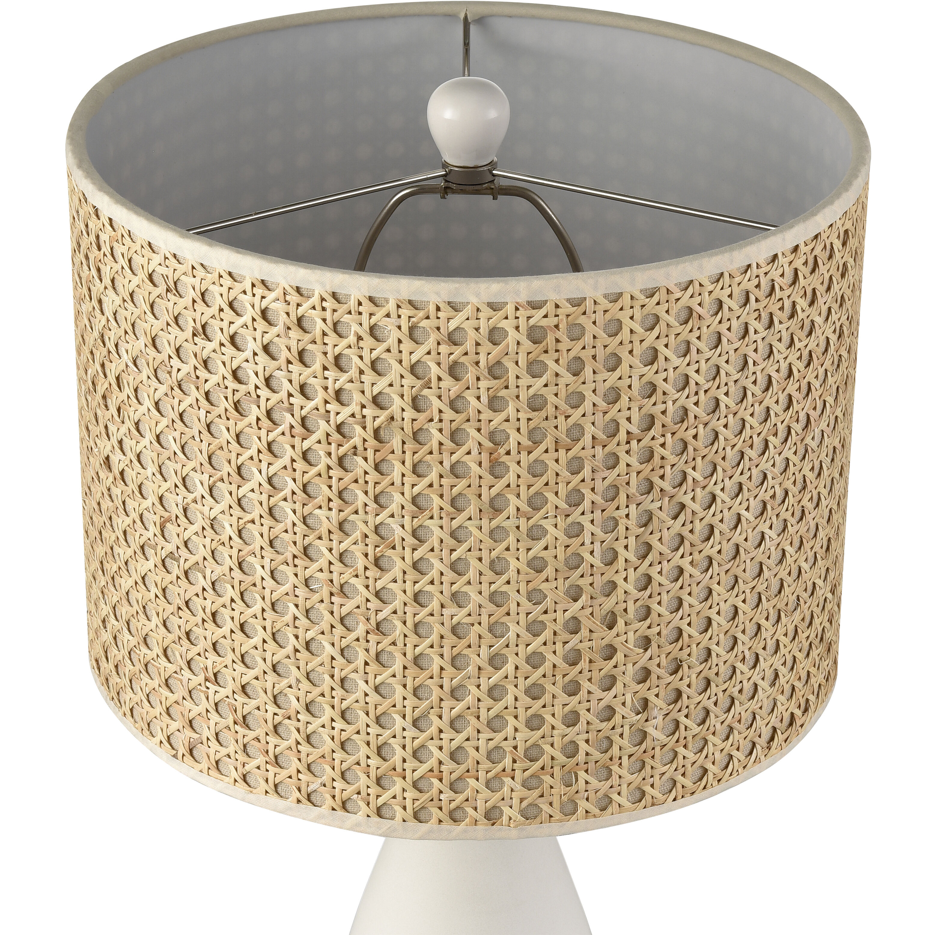 Rockport 23 inch 100 watt Matte White Table Lamp Portable Light