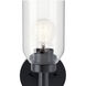 Madden 1 Light 5 inch Black Wall Sconce Wall Light
