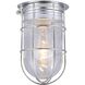 Madison 1 Light 7 inch Metal Outdoor Barn Light, With Guard