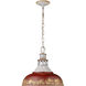 Kinsley Pendant Ceiling Light in Antique Red, Large