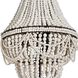 Malibu 6 Light 20.5 inch White Chandelier Ceiling Light