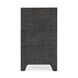 Bar Harbor Raffia 1 Drawer Nightstand in Charcoal