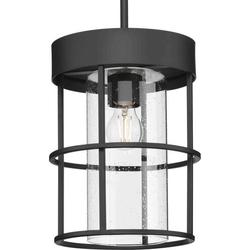 Burgess 1 Light 9.5 inch Matte Black Mini Pendant Ceiling Light, Design Series