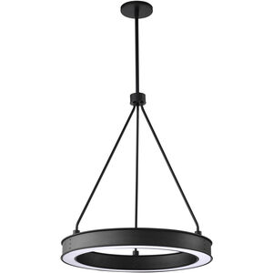 Longford LED 20.13 inch Textured Black Pendant Ceiling Light