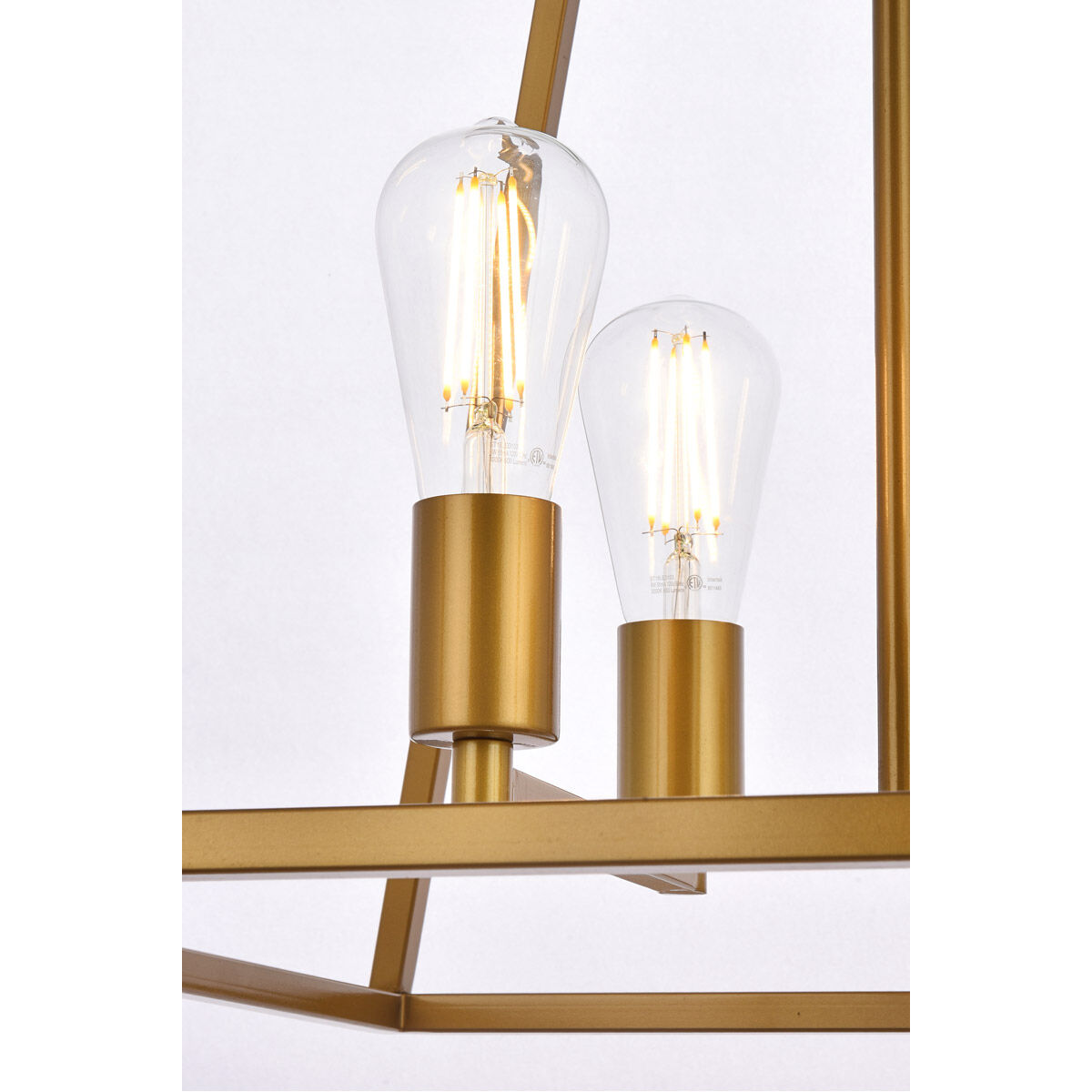 Declan 4 Light 20 inch Brass Pendant Ceiling Light
