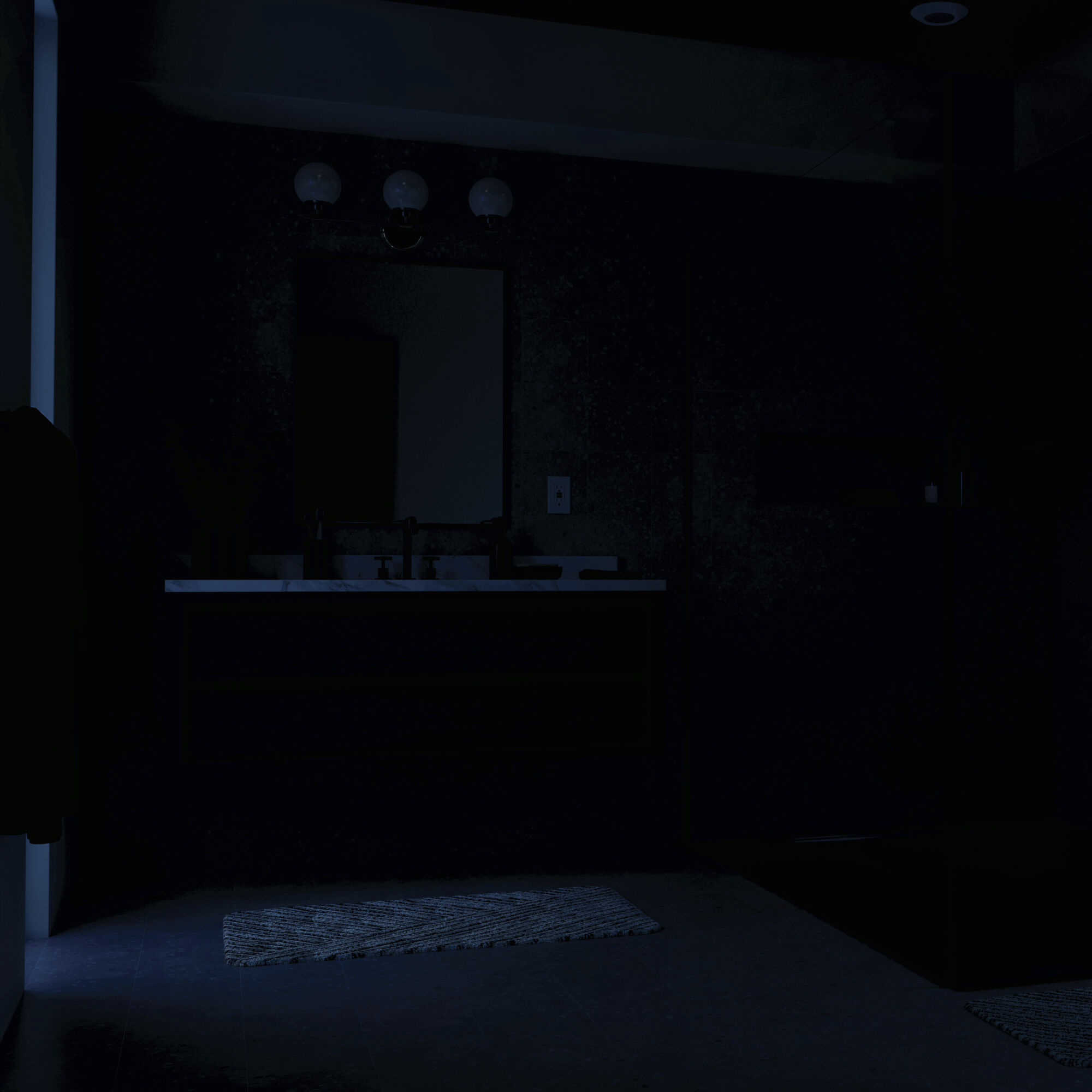 Benno 3 Light 24.5 inch Polished Nickel Bath Bracket Wall Light, 3 Arm