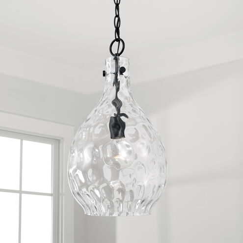 Brentwood 1 Light 9.75 inch Matte Black Pendant Ceiling Light