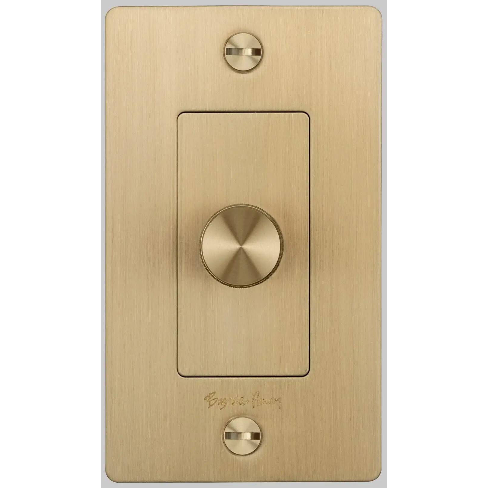1G 110-120 Brass Dimmer Switch, Incandescent