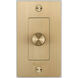 1G 110-120 Brass Dimmer Switch, Incandescent