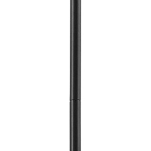 Isaac Satin Black Indoor Stem