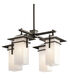 Caterham 4 Light 21 inch Olde Bronze Outdoor Chandelier