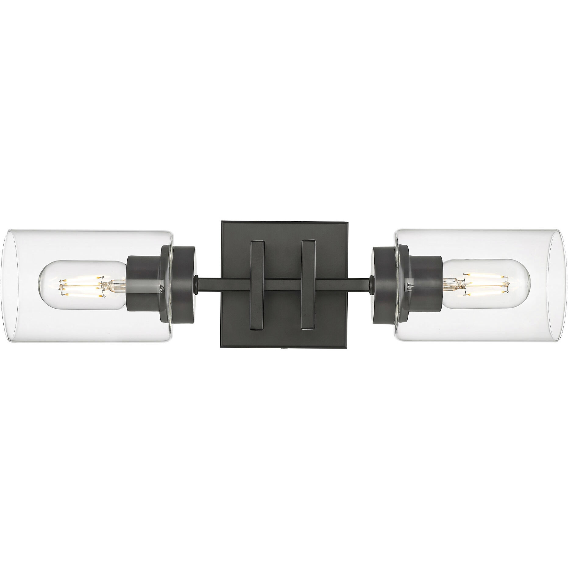 Tribeca 2 Light 19 inch Matte Black Wall Sconce Wall Light