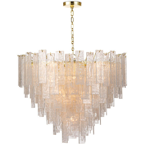Glacier 16 Light 31 inch Clear Chandelier Ceiling Light, Large