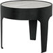 Cylinder 24 X 24 inch Matte Black Side Table, Large