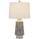 Burgin 27 inch 150.00 watt Pearly Table Lamp Portable Light