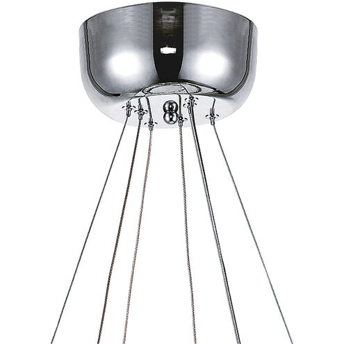 Ring LED 24 inch Chrome Chandelier Ceiling Light