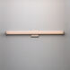 Rail LED 30 inch Satin Nickel Bath Vanity Wall Light