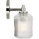 C&M by Chapman & Myers Barstow 1 Light 4.5 inch Polished Nickel Bath Vanity Wall Light