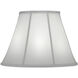 Ellie Oyster 20 inch Lampshade, Square Bell