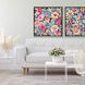 Breezy Petals Green and Blue and Pink and Orange Canvas