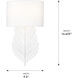 Cay 2 Light 9.5 inch Matte White Wall Sconce Wall Light