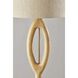 Mayfair 61 inch 100.00 watt Natural Wood Floor Lamp Portable Light