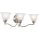 Essex 3 Light 24 inch Polished Chrome Bath Vanity Wall Light