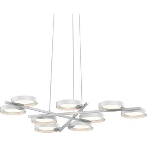 Light Guide Ring LED 48 inch Satin White Pendant Ceiling Light