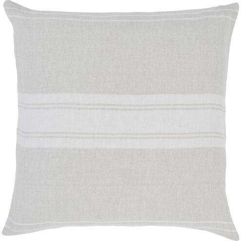 Raelyn 22 inch Natural and Cream Pillow