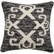 Sangwa 20 X 0.4 inch Black with White Pillow, Cover Only