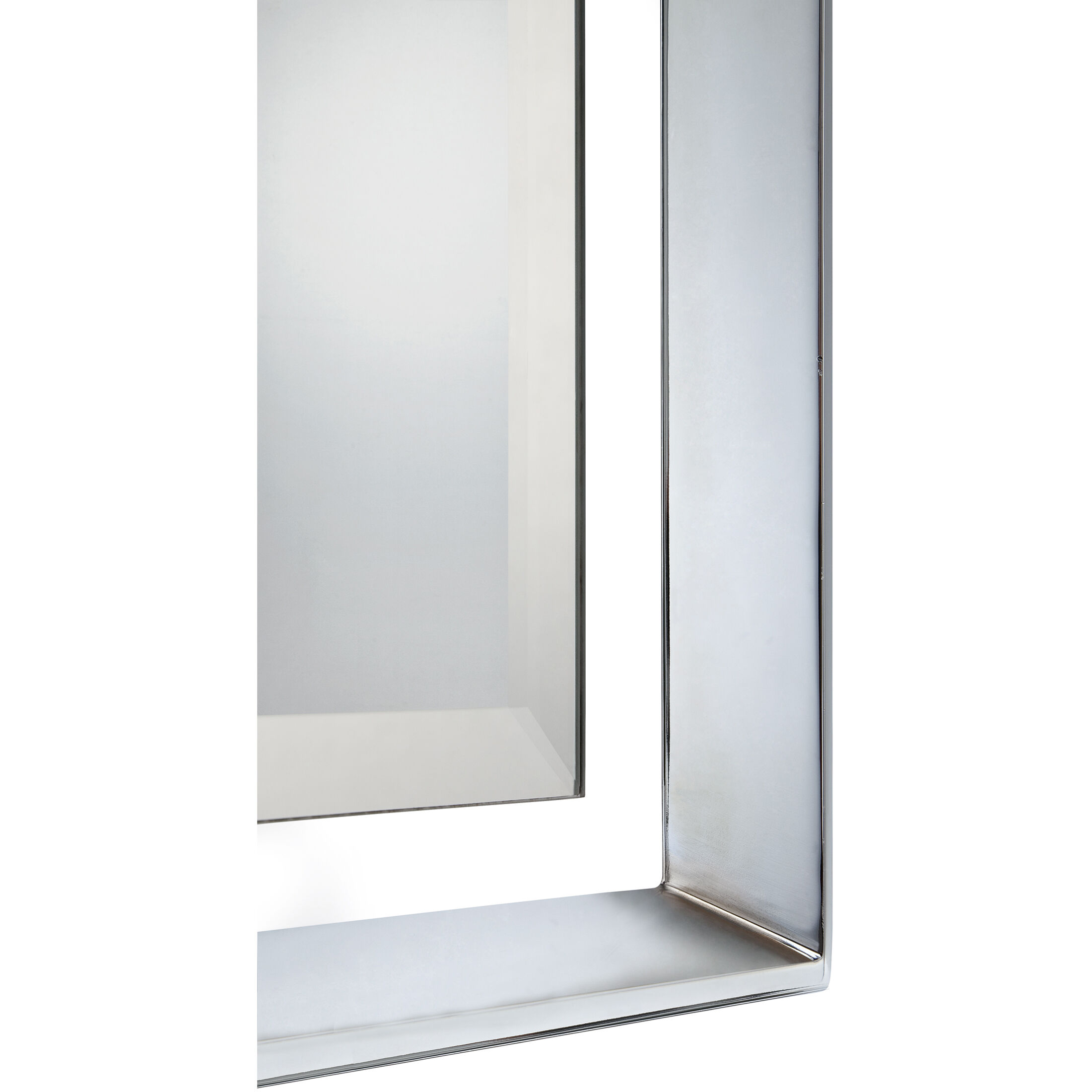 Quoizel UPRZ53426C Ritz 34 X 26 inch Polished Chrome Wall Mirror