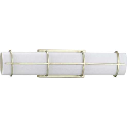 Grid LED LED 22 inch Silver Ridge Linear Bath Vanity Wall Light, Progress LED