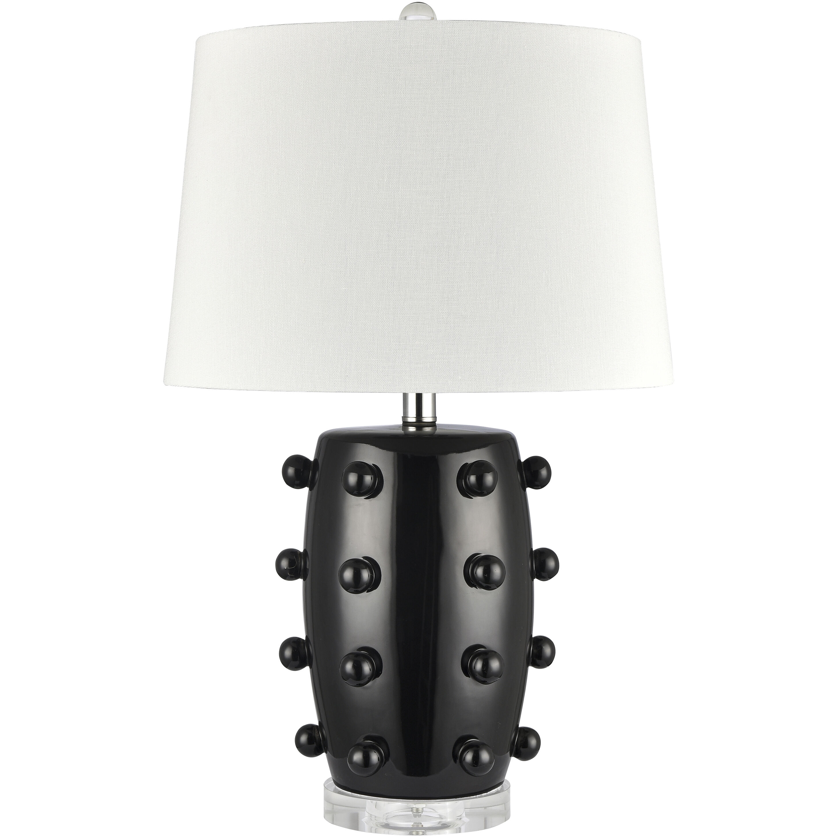 Torny 25 inch 150 watt Black Table Lamp Portable Light