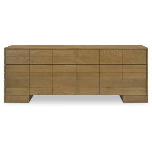 Gia Brown Dresser, 6 Drawer