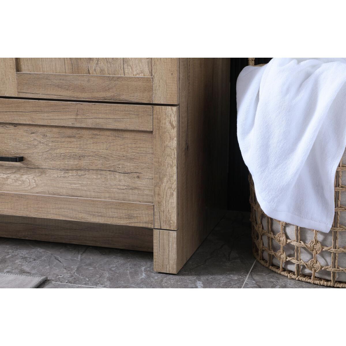 Soma 84 X 19 X 34 inch Natural Oak Vanity Sink Set