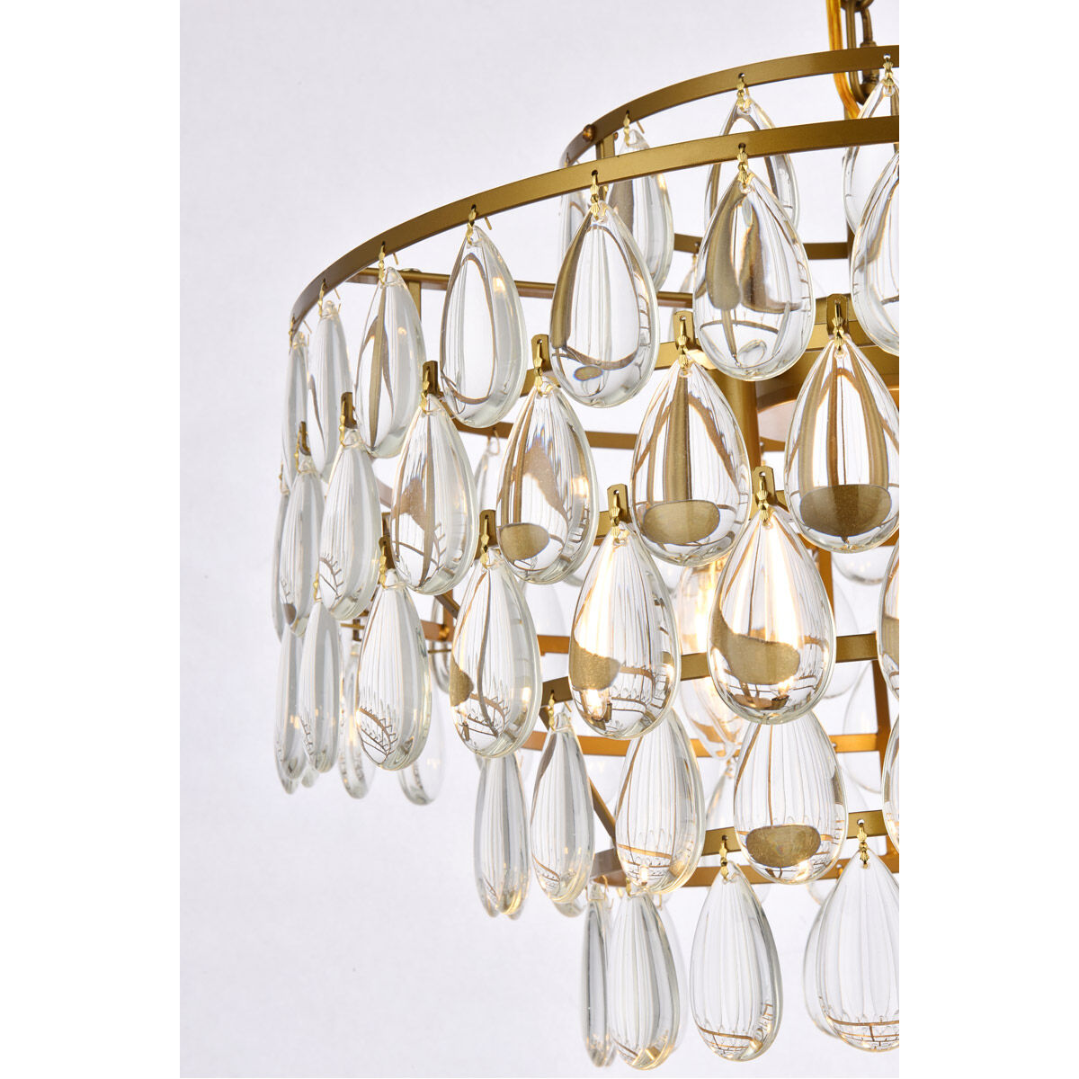 Mila 5 Light 18 inch Brass Pendant Ceiling Light