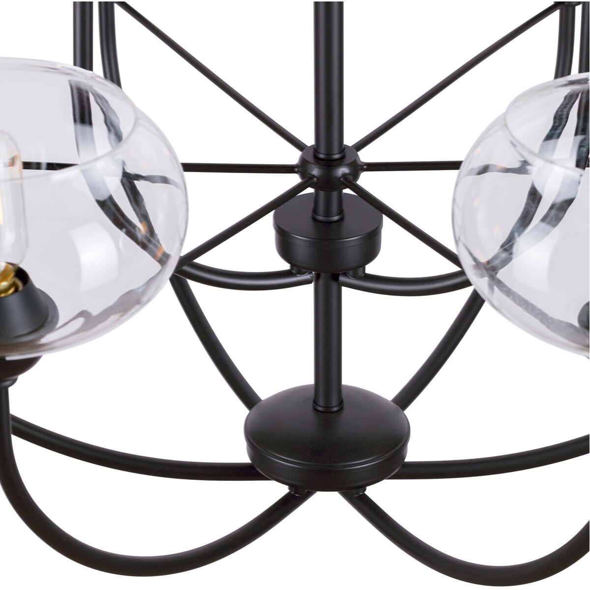 Cameron 9 Light 35 inch Black Chandelier Ceiling Light