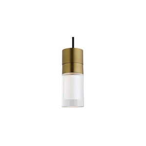 Sopra LED 2.4 inch Aged Brass Pendant Ceiling Light