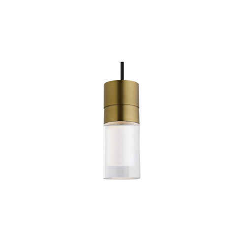 Sopra LED 2 inch Aged Brass Pendant Ceiling Light