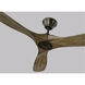 Maverick 60 inch Aged Pewter with Light Grey Weathered Oak Blades Ceiling Fan