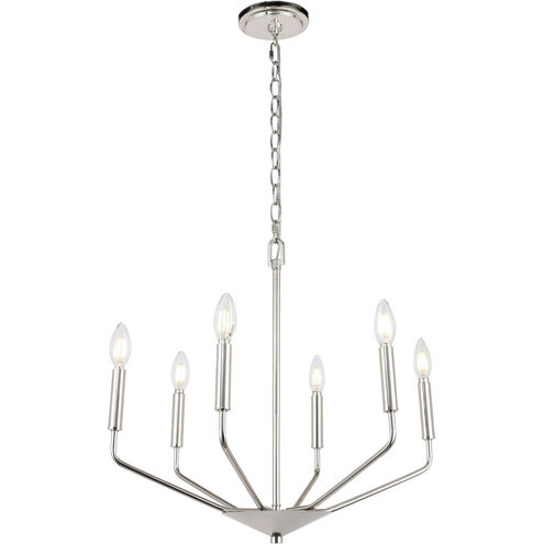 Geneseo 6 Light 22 inch Chrome Pendant Ceiling Light